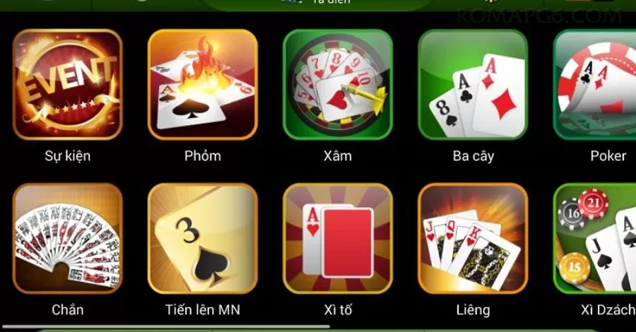 Aplicativo móvel romapg para iOS e Android